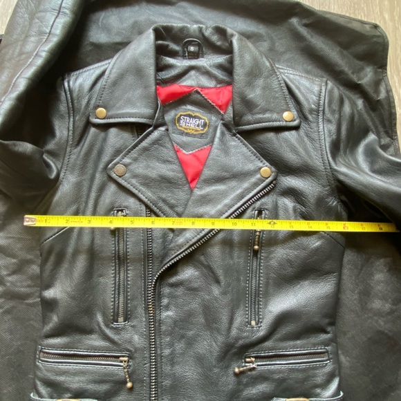 Straight to Hell Lady’s Defector Genuine Leather Jacket w/ Brass hardware Sz SM. - Picture 4 of 9